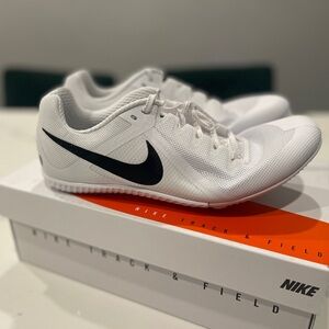 Nike Zoom Rival white track spikes men 11 women 12.5